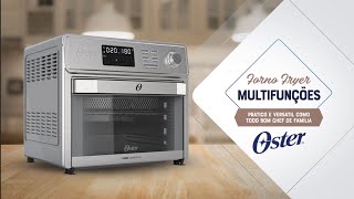 Como Usar  Forno e Fryer 25L Oster®️ Multifunções 10 em 1 [upl. by Ayrb]