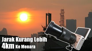 Lensa Tele Canon EFM 55200mm IS STM Plus Eos M3 Hasil Foto Dan Video Matahari [upl. by Onstad]