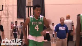 ADIDAS UPRISING 2018 Shooting Guard Kyler Edwards Highlights [upl. by Brottman114]