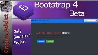 Bootstrap 4 Project  Bootstrap Exclusive Project Banner Section 2 [upl. by Mccallion]