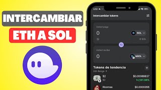 Cómo Intercambiar ETH a SOL en Phantom Wallet Paso a Paso en 2024 [upl. by Gabbert]