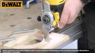 Test wielofunkcyjnego narzędzia oscylacyjnego DeWALT DWE 315 multifunction tool DeWALT DWE 315 [upl. by Amikat69]