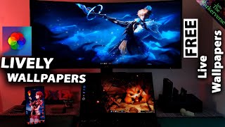 How to use Lively Wallpapers  How to Set Live Wallpapers on Windows 11 for Free  QUICK GUIDE [upl. by Wiedmann23]