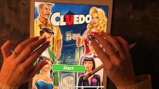 😴 iPad ASMR 🧡  Lets play Cluedo  Clicky Whispers amp Writing Sounds [upl. by Marder460]