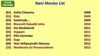 Nani Movies List [upl. by Tobit]