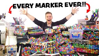 I BOUGHT EVERY MARKER  5000 and USED them ALL [upl. by Stricklan227]