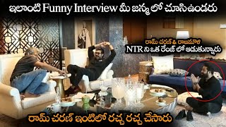 Jr NTR And Ram Charan Interview With Rajamouli  RRR Movie Interview Latest  NS [upl. by Eicnarf285]