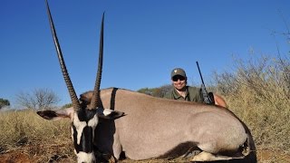 Gemsbok Hunt in South Africa with Chad Hall [upl. by Sik582]