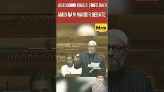 Asaduddin Owaisi fires back amid Ram Mandir debate etnow owaisi trending [upl. by Ulphi]