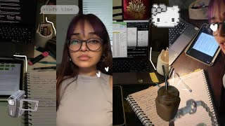 STUDY VLOG 🍵  finals week studying engulfing coffees  cramming macroeconomics productive [upl. by Lamson223]