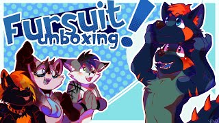 Copey Fursuit Unboxing Ft Static Wulf  Sibi Fursuits [upl. by Lorene]