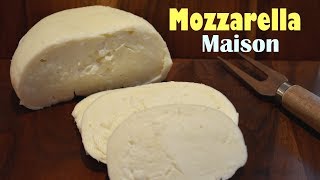 Recette Fromage Mozzarella Maison  Méthode Traditionnelle [upl. by Lepley]