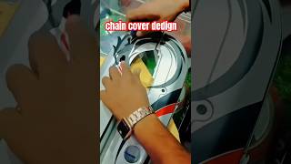 bike fashion  chain cover new design  bike life style  new bike reels  bike ideas  perfect [upl. by Lebatsirc772]