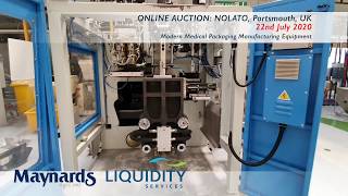 Modern Medical Packaging Manufacturing Equipment Auction Sale [upl. by Ettennig889]