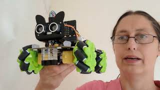 Review of Keyestudio Microbit Robot Car KS4034F [upl. by Ahtelat290]