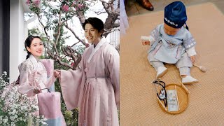 Hyun Bin excitedly Share Adorable Moment of Alkong amp Doljabi item for his 1st Birthday photoshoot [upl. by Craner]