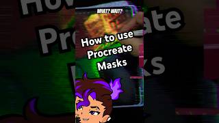 Simple Procreate Tips How to use Procreate Masks Under 1 Minute [upl. by Osyth876]