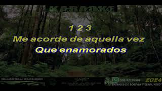 BORRACHA TE RECUERDO  ANGELICA GALLEGOS KARAOKE COVER [upl. by Jahdiel]