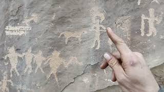 Petroglyphs Navajo Dam New Mexico [upl. by Ailerua]