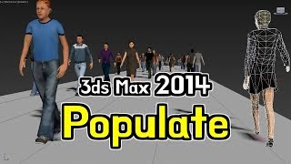 3ds Max 2014 new featurePopulate11 [upl. by Iror]