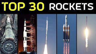 Top 30 Tallest Rockets Launched in the World [upl. by Yasdnil]