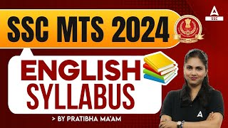 SSC MTS 2024  SSC MTS English Syllabus 2024 By Pratibha Mam [upl. by Aneeroc]