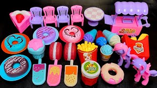 Satisfying with Unboxing Cute Pink Kitchen Toys Home Playset Collection ASMR Video Cooking set [upl. by Odirfliw]