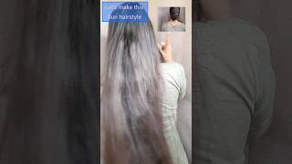 Hair stick hairstyle 😍 ashudihairstyle hairstick hairstyle bunhairstyle shortvideo [upl. by Atnamas]