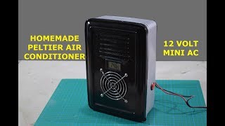 Peltier Air Conditioner  How to make Peltier AC at Home [upl. by Mloclam]