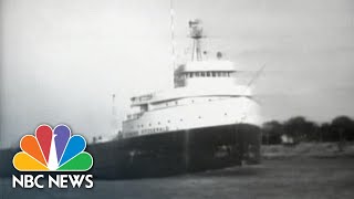 From The Archives 1975 Edmund Fitzgerald Sinks In Lake Superior  NBC Nightly News [upl. by Airdnola]