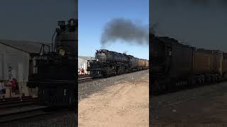 Union Pacific Big Boy 4014 Steam Locomotive Charging Through Magical Nipton CA [upl. by Bumgardner]