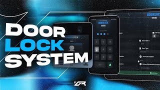 FRKNDOORLOCK  Fivem door lock system with face scanner and password [upl. by Ahsakat]