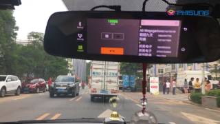 Phisung E06 4G Android GPS Car DVR Menu operation video [upl. by Slotnick]