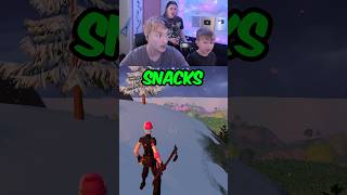 KID WANTS A SNACK 🥹 fortnite [upl. by Osnofedli]