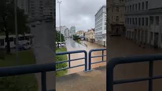 Centro de POA RS em frente Rodoviaria tomado pelas águas Guaiba 😭 viral riograndedosul shorts [upl. by Flossy]