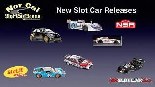 New Slot Car Releases From NSR SlotIt and MRSLOTCAR [upl. by Annahsohs694]