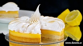 Lemon pie o tarta de crema de limón con merengue [upl. by Patsis]