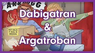 Dabigatran amp Argatroban Mnemonic for Nursing Pharmacology NCLEX [upl. by Mcnamara]