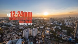 Sigma 1224mm f4 DG HSM Art Lens 4K Video Test Tested with Canon 5D Mark IV [upl. by Ainosal]