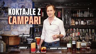 Drinki z Campari  Przepisy jak zrobić koktajle Garibaldi Cafe Campari Bananowy Boulvardier [upl. by Airednaxela]