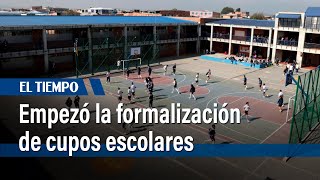 Se inicia el proceso de matrícula en colegios públicos de Bogotá  El Tiempo [upl. by Dielu]