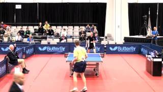 US National Championsship Quarterfinals  Peter Li vs Barney Reed [upl. by Nwahsyd]