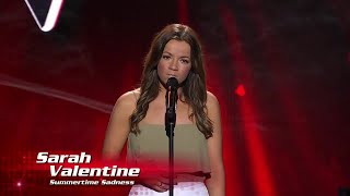 Sarah Valentine  Summertime Sadness  The Voice Australia 4 2015  Blind Auditions [upl. by Nehepts]