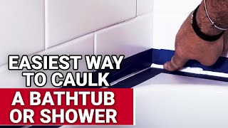 Easiest Way To Caulk A Bathtub or Shower  Ace Hardware [upl. by Attiuqahs]