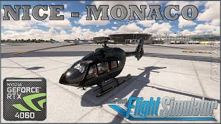 MICROSOFT FLIGHT SIMULATOR  NICE  MONACO  i7RTX4060  BYJMCV 202405 [upl. by Huda]