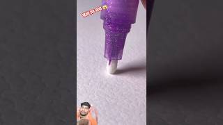 Purple glitch marker glitter satisfying shortvideo art drawing nails [upl. by Nnylrac]