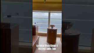 Exclusive Cloud 9 Spa Thermal Suite Tour on Carnival Vista You have to use it on your next cruise [upl. by Marje]