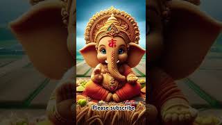 🙏Ganpati Trending Status  shorts ytshorts shivaksp96d trending hindugod youtubeshorts cute [upl. by Yelsehc]