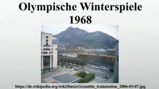 Olympische Winterspiele 1968 [upl. by Doss]