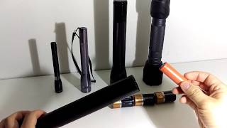 18650 conversion hack for Maglite and Duracell flashlights to replace 3c batteries [upl. by Ymas]